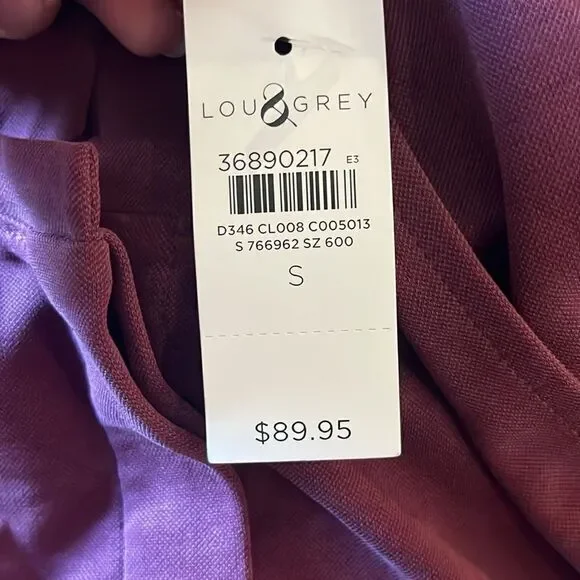 Lou & Grey Sandwashed Midi Pocket Shirtdress, size S - Picture 11 of 12